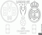 Borussia Dortmund und Real Madrid werden am Samstag, den 1. Juni 2024 im Wembley-Stadion in London, England, im Finale der UEFA Champions League 2023-2024 gegeneinander antreten