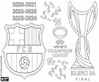 Barça hat den Titel in der UEFA Women's Champions League in der Saison 2023-2024 verteidigt, nachdem es unter Trainer Jonathan Giráldez zum ersten Mal Olympique Lyonnais mit 2:0 durch Tore von Aitana Bonmatí und Alexia Putellas besiegt hatte. Dies ist die dritte Meisterschaft, die das Barça-Team in Europas höchstem Wettbewerb gewinnt. Im dritten Finale gegen den Verein aus Lyon, dem am häufigsten wiederholten Finale der Geschichte, gewannen die Barça-Spieler, indem sie die absolute Dominanz der 