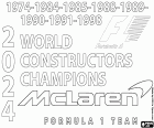 Das britische Team McLaren ist mit den Fahrern Lando Norris und Oscar Piastri in der Saison 2024 neuer Meister der F1-Konstrukteurs-Weltmeisterschaft. Dies ist der neunte Titel, den das Team aus Woking gewinnt, die vorherigen Meisterschaften waren 1974, 1984, 1985, 1988, 1989, 1990, 1991 und 1998