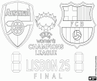 Arsenal FC vs. FC Barcelona, Finale der UEFA Women's Champions League am Samstag, 24. Mai 2025, im José Alvalade Stadion in Lissabon, Portugal