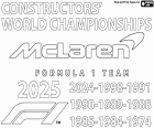 malvorlagen McLaren,x10 Formel-1-Weltmeister 2025 ausmalbilder