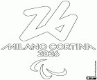 malvorlagen Paralympics Mailand-Cortina 2026 ausmalbilder