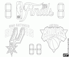 malvorlagen Spurs - Knicks, NBA-Finale 2026 ausmalbilder