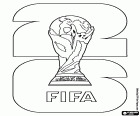 malvorlagen Logo der FIFA-Weltmeisterschaft 2026 ausmalbilder