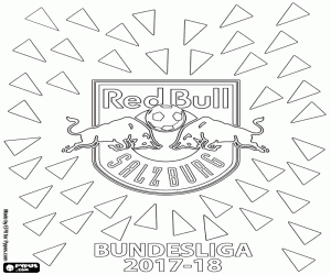 malvorlagen Red Bull Salzburg, Bundesliga 2017-18 ausmalbilder