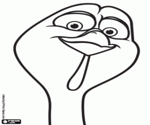 malvorlagen Reggie der Truthahn ausmalbilder