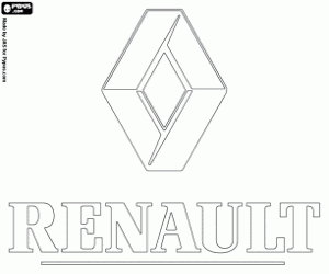 malvorlagen Renault, alte emblem ausmalbilder