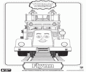malvorlagen Die Rettungs-Lokomotive Flynn ausmalbilder