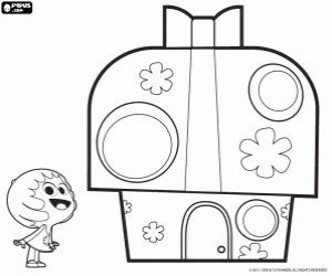 malvorlagen Rita und ihr Haus, Jelly Jamm ausmalbilder