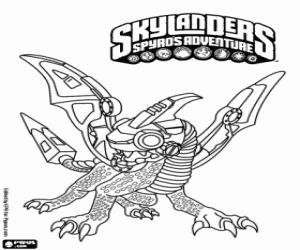 malvorlagen Der Roboter Drache Skylander Drobot ausmalbilder
