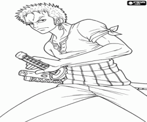malvorlagen Roronoa Zoro von One Piece ausmalbilder