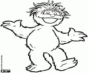 malvorlagen Rosita tanzen, Sesame Street ausmalbilder