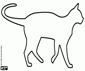 malvorlagen Ruhiger Laufsteg, Silhouette ausmalbilder