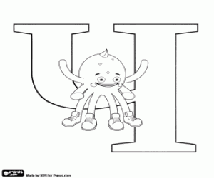 malvorlagen Die russischen Buchstaben Ч mit Pypus ausmalbilder