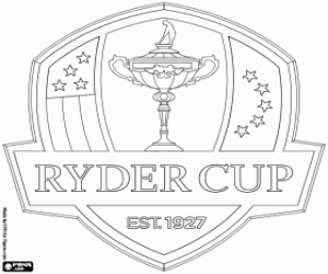 malvorlagen Ryder Cup, ein Golfturnier ausmalbilder