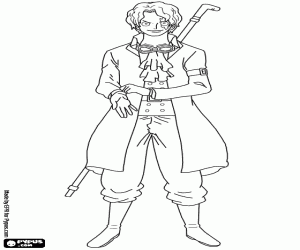 malvorlagen Sabo, Charakter von One Piece ausmalbilder