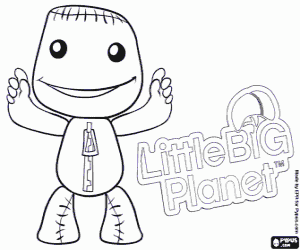 malvorlagen Sackboys, LittleBigPlanet ausmalbilder