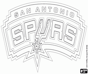 malvorlagen San Antonio Spurs emblem ausmalbilder