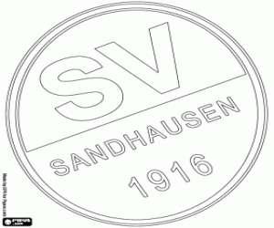 malvorlagen Sandhausen 1916-logo ausmalbilder