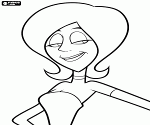 malvorlagen Scarlet Overkill, eine Superschurken ausmalbilder