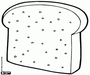 malvorlagen Scheibe Brot ausmalbilder