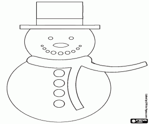 malvorlagen Schematische Schneemann ausmalbilder