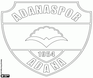 malvorlagen Schild des Adanaspor ausmalbilder