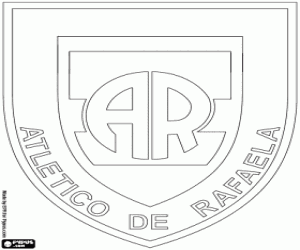 malvorlagen Schild der Atlético de Rafaela ausmalbilder