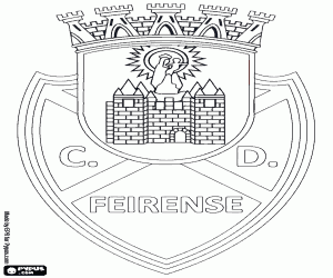 malvorlagen Schild des CD Feirense ausmalbilder