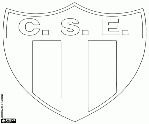 malvorlagen Schild des CS Estudiantes ausmalbilder