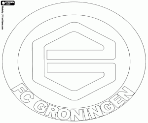 malvorlagen Schild des FC Groningen ausmalbilder