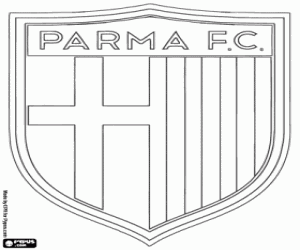 malvorlagen Schild des FC Parma ausmalbilder