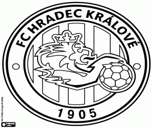 malvorlagen Schild des FK Hradec Králové ausmalbilder
