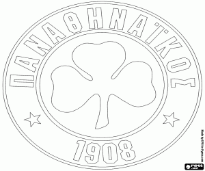 malvorlagen Schild von Panathinaikos ausmalbilder