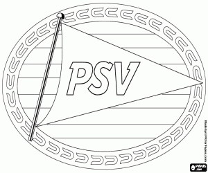 malvorlagen Schild des PSV Eindhoven ausmalbilder