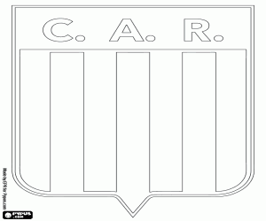 malvorlagen Schild des Racing de Córdoba ausmalbilder