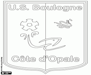 malvorlagen Schild des US Boulogne ausmalbilder