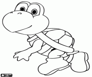 malvorlagen Eine Schildkröte Koopa Troopa ausmalbilder