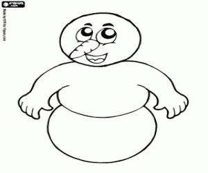 malvorlagen Schneemann, Anzieh Spiel ausmalbilder