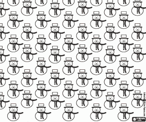 malvorlagen Schneemänner, Weihnachten Hintergrund ausmalbilder