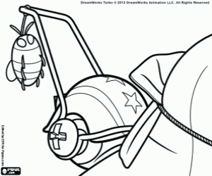 malvorlagen Schneller Schatten der Schneckenhaus mit ein Insekt ausmalbilder