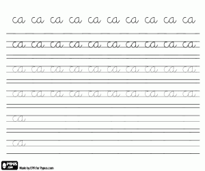 malvorlagen Schreiben Sie mit dem Konsonanten C ausmalbilder