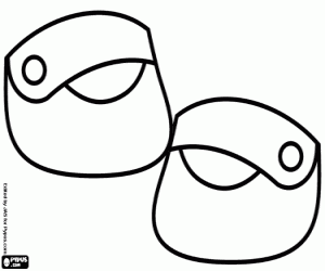 malvorlagen Die Schuhe von Rotkäppchen ausmalbilder