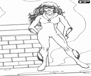 malvorlagen Die Schwarze Katze, ein Charakter ausmalbilder