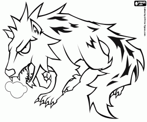 malvorlagen Schwarzer Hund, ein Gespenst ausmalbilder