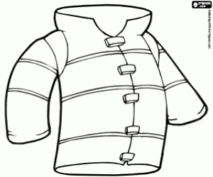 malvorlagen Schwer entflammbar Jacke für Feuerwehrmann ausmalbilder