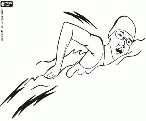 malvorlagen Schwimmen, ersten Teil einen triathlon ausmalbilder