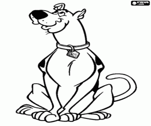 malvorlagen Scooby Doo wie ein gehorsamer Hund ausmalbilder