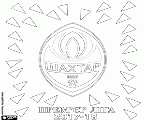 malvorlagen Shakhtar Donetsk, League Premier 2018 ausmalbilder