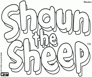 malvorlagen Shaun the Sheep logo ausmalbilder